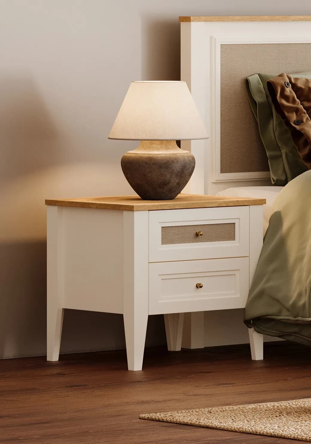 Corso Nightstand — Cream 2