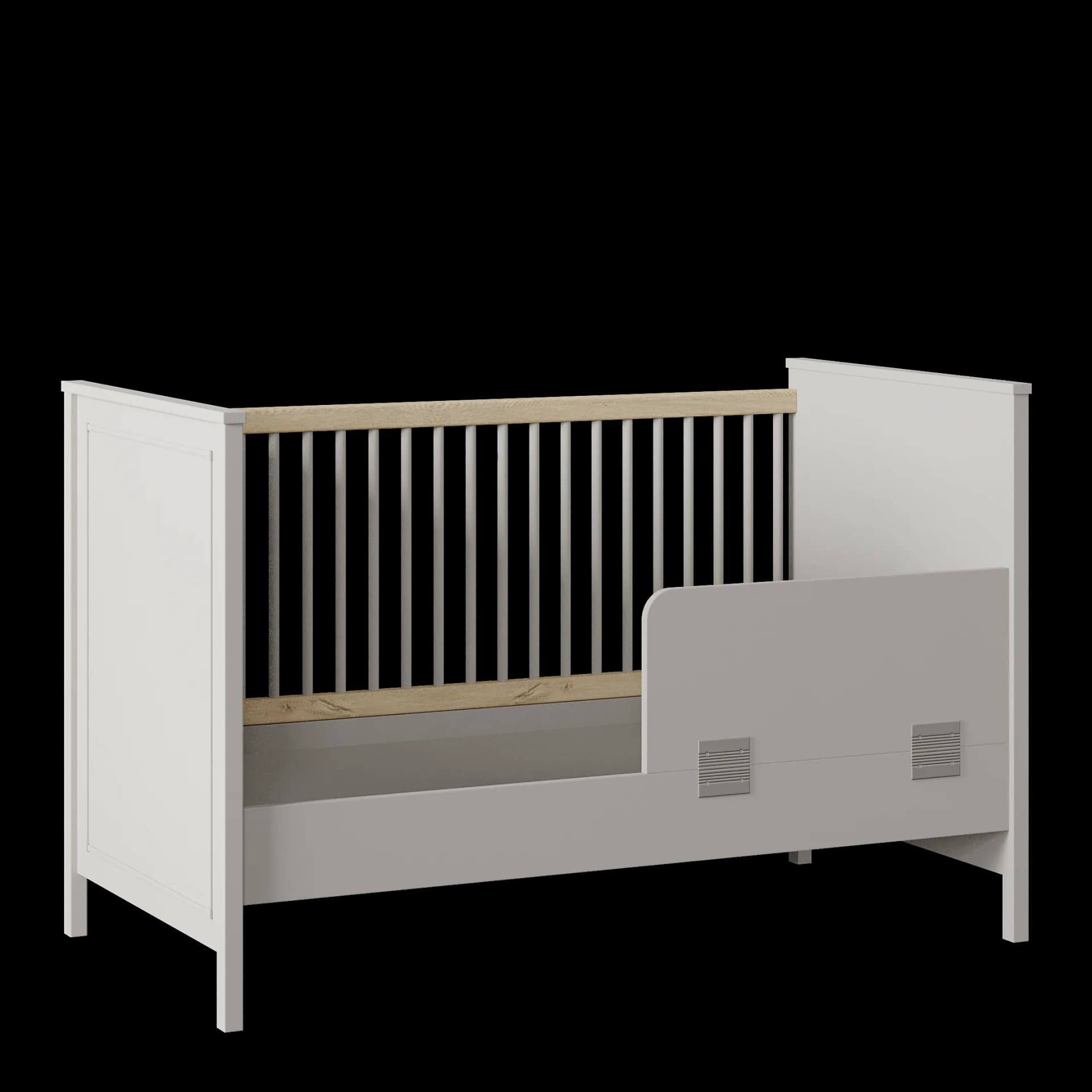 Sento Crib Safety Fence 30×70 Single — Grey 2