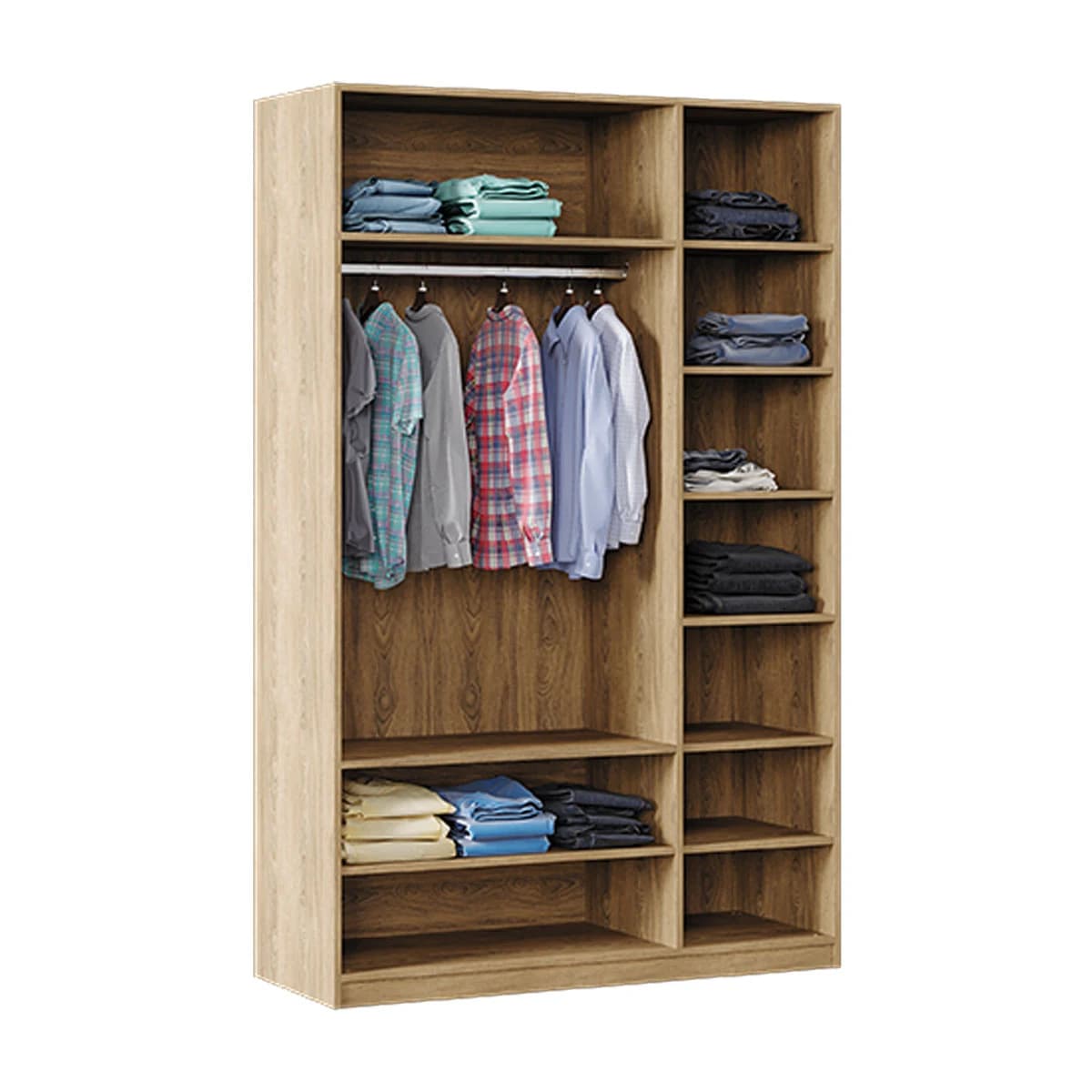 Legend 3 Doors Wrd Cabinet Walnut — Dark Grey 2