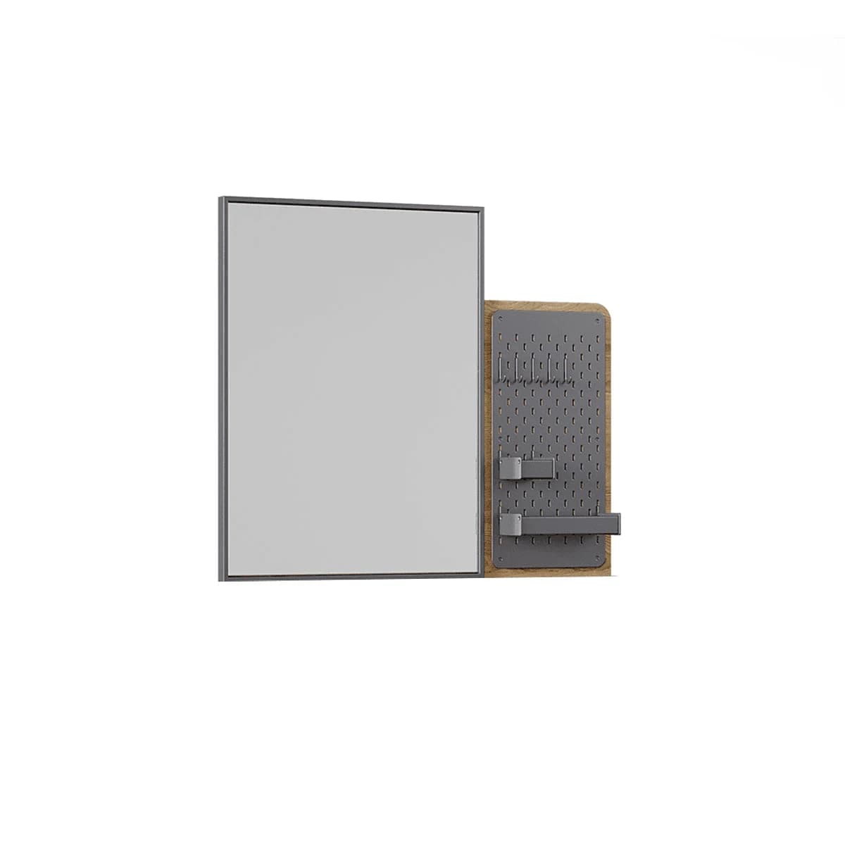 Legend Chiffonier Mirror Walnut — Dark Grey 2