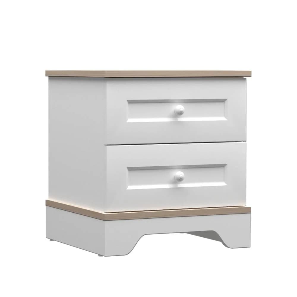 Bianca Nightstand — Ultra White