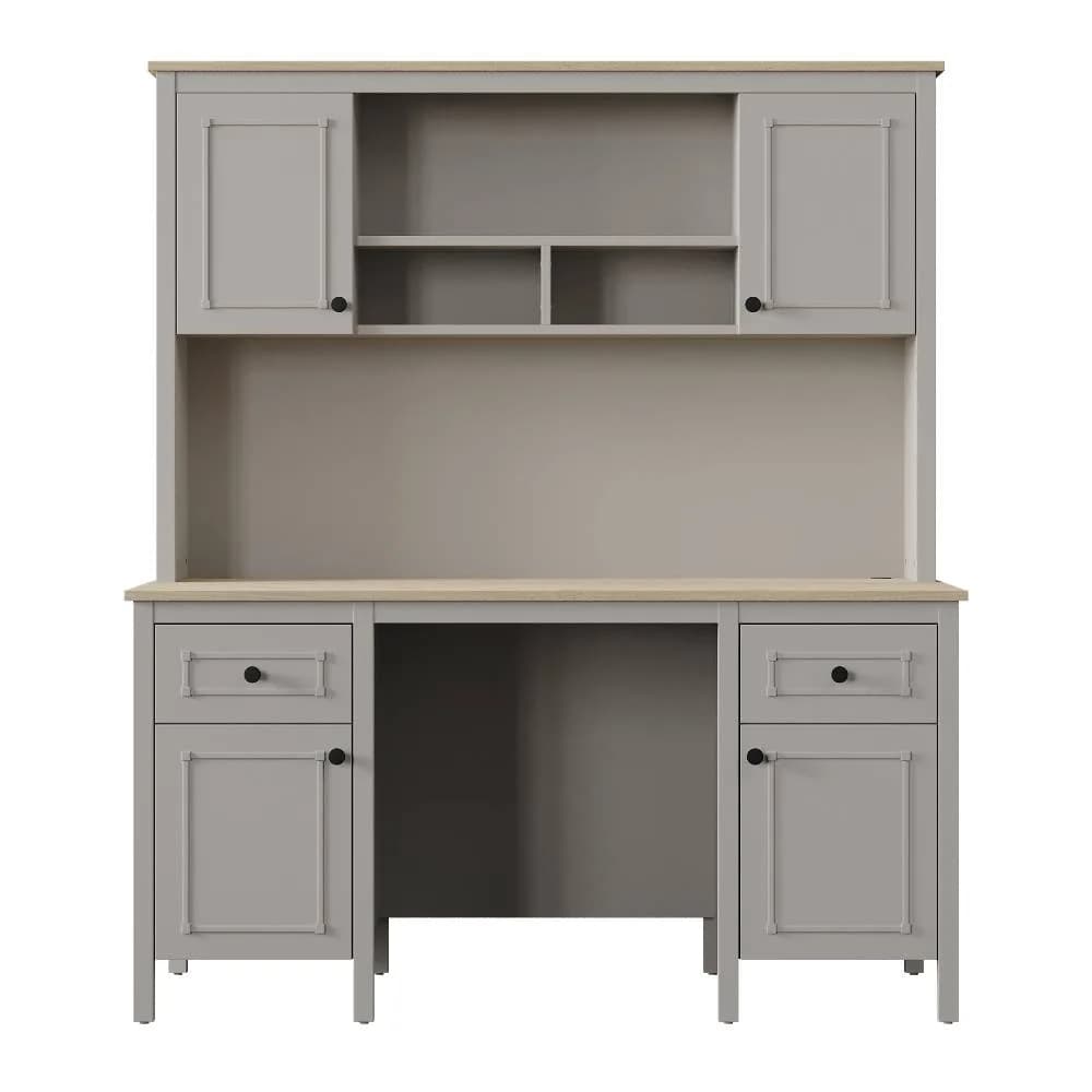 Sento Study Desk Top Unit Wide — Grey 2