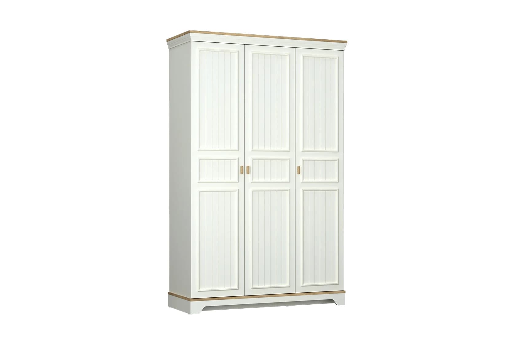 Monte 3 Doors Wardrobe — Cream 3