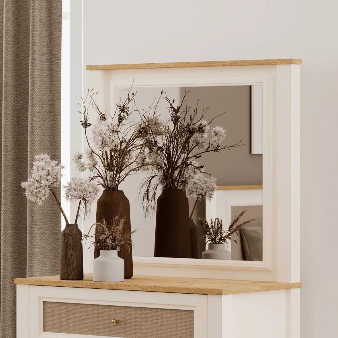 Corso Chiffonier Mirror — Cream 2