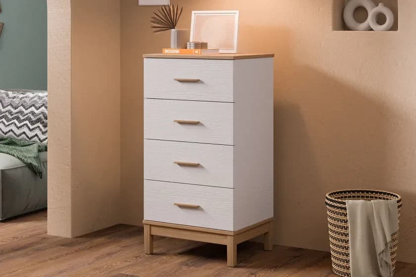 Etto Chest of Drawers — White 2
