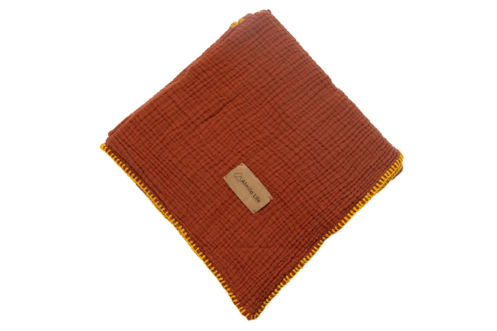 Pique Muslin Bernard Terracotta (130×170 Cm) 2