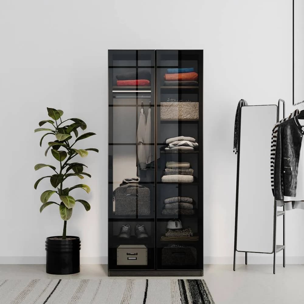 Plus 2 Doors Wrd Cabinet — Dark Oak 4