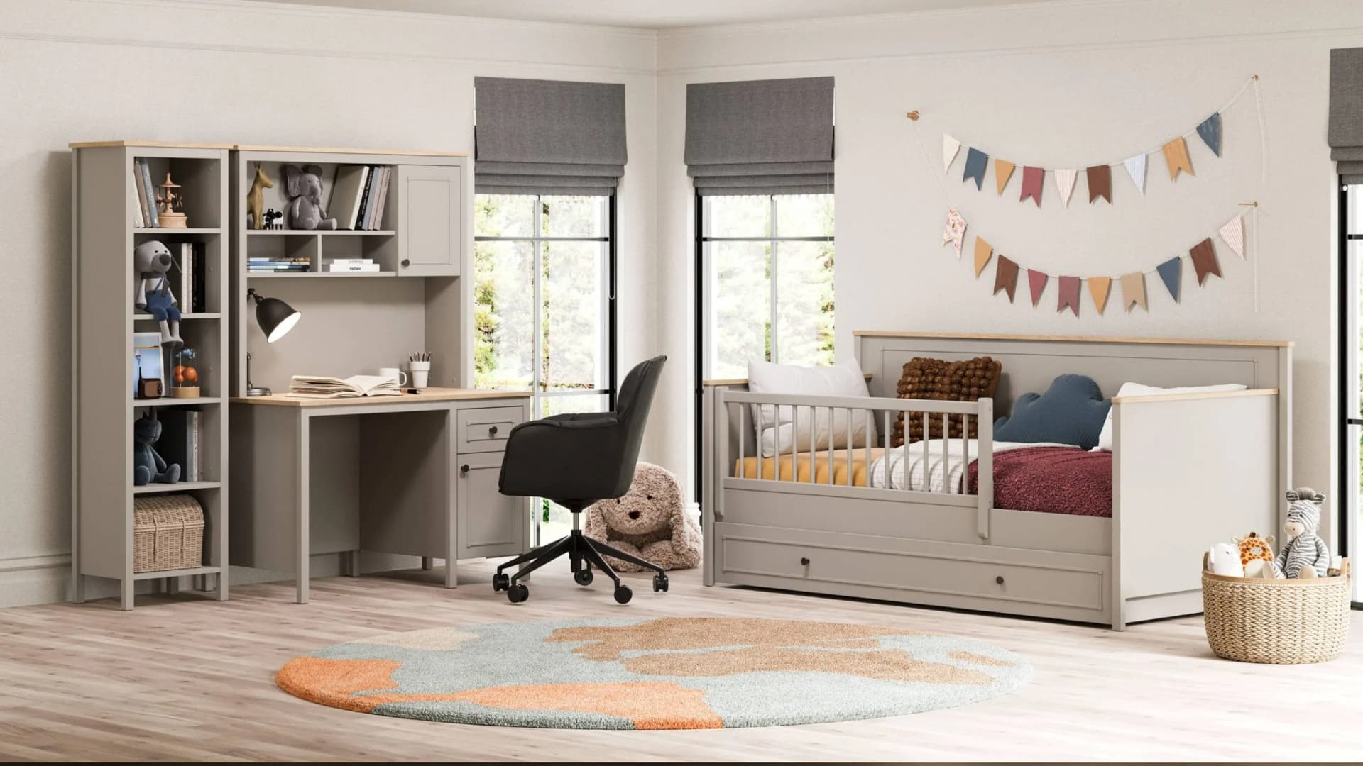 Sento Toddler Bed — Grey 4