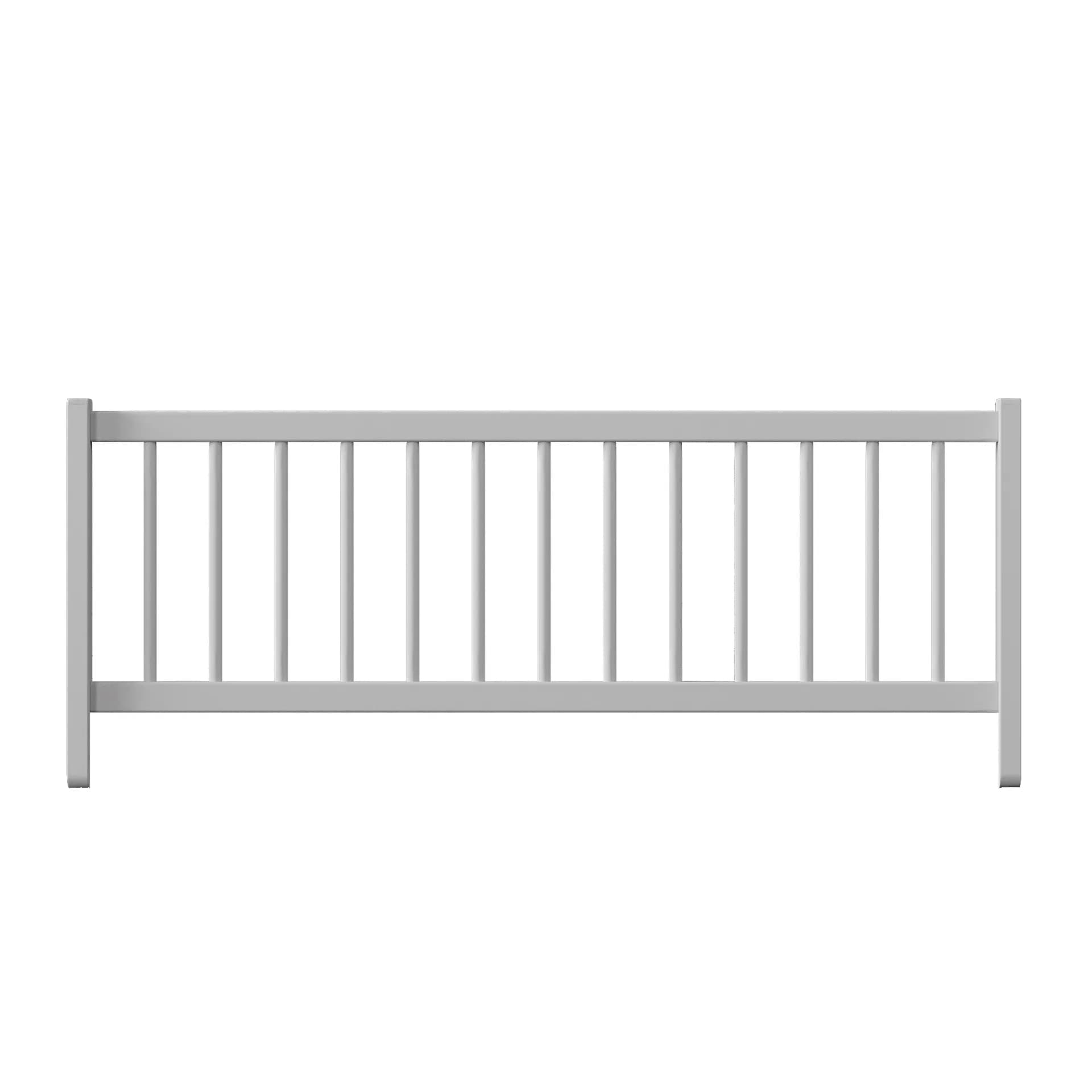 Toddler Bed Safety Fence Single — Ultra White