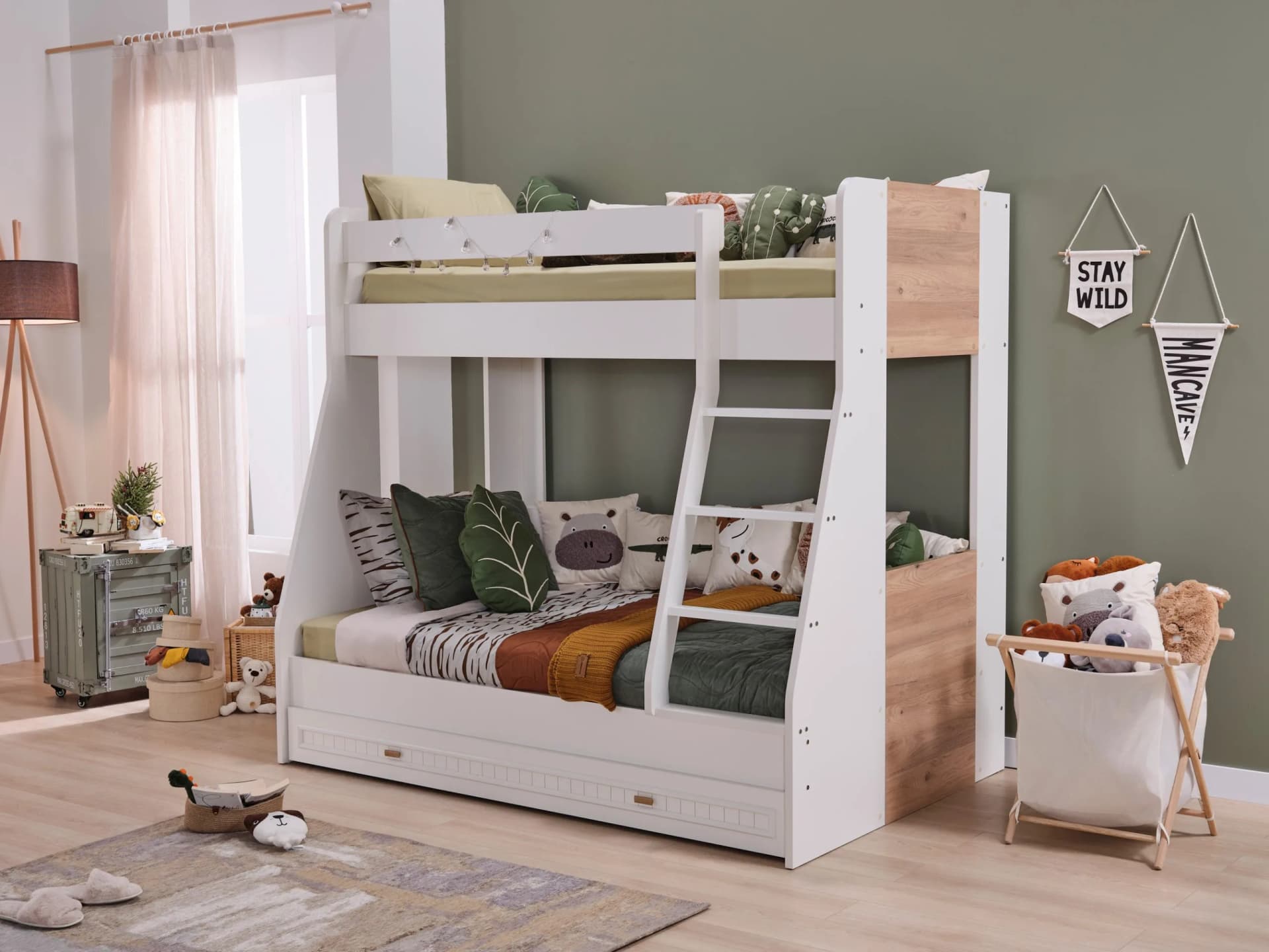 Monte Bunk Bed 90×200 / 120×200 — Cream 5