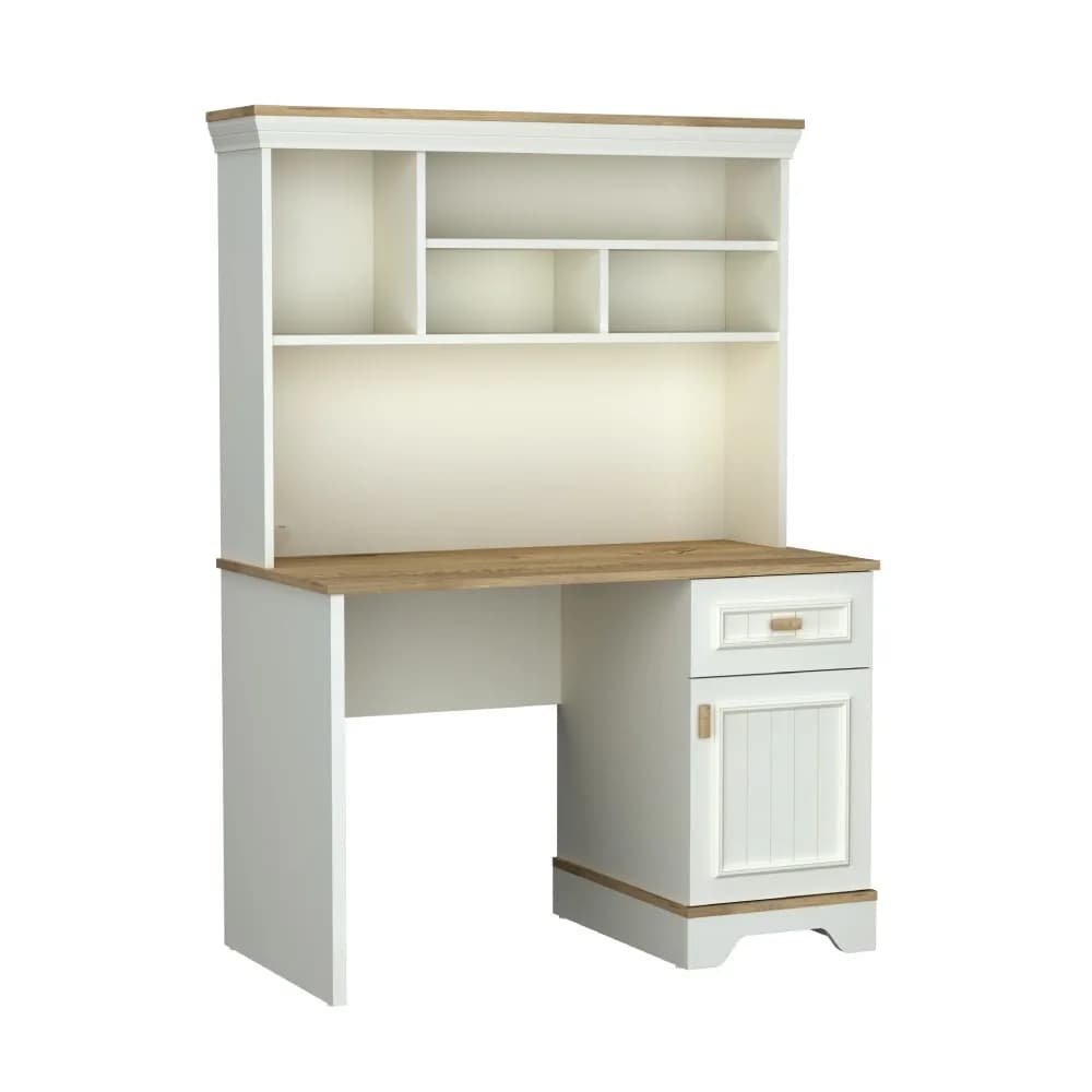 Monte Study Desk Top Unit — Cream 2