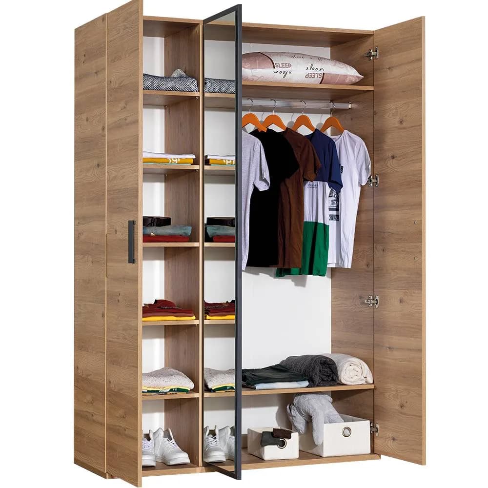 Irony 3 Doors Wardrobe C1 2