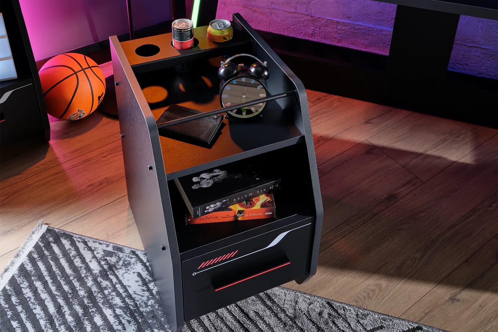 Roox Nightstand — Black 3