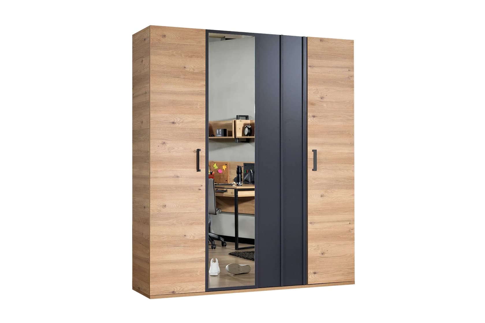 Irony 4 Doors Wardrobe 2