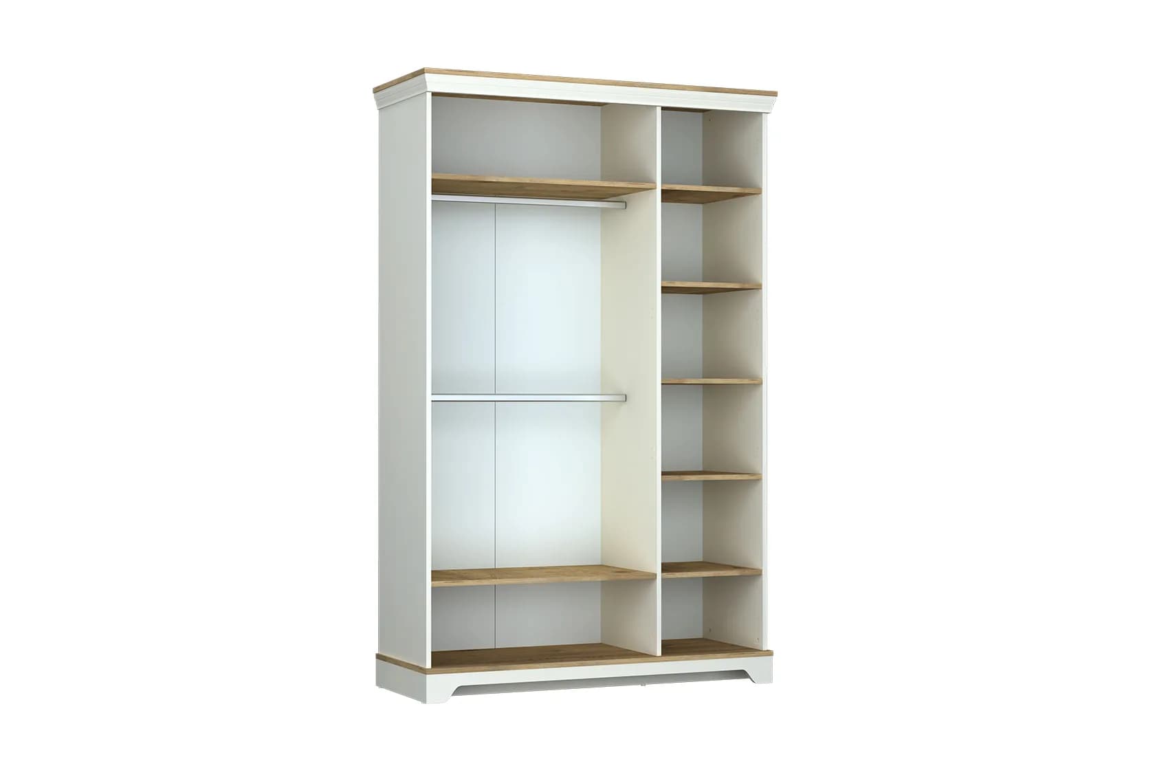 Monte 3 Doors Wardrobe — Cream 2