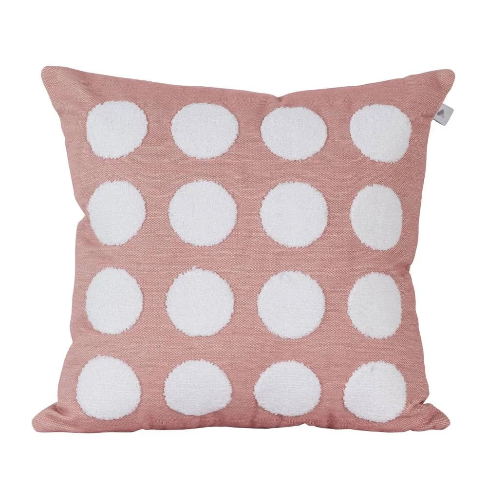 Cushion Cover Point Pink (40×40) 2
