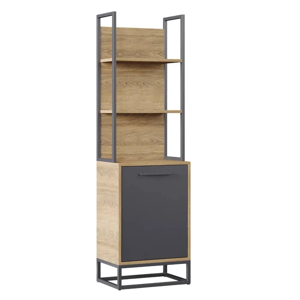 Legend Bookshelf Walnut — Dark Grey