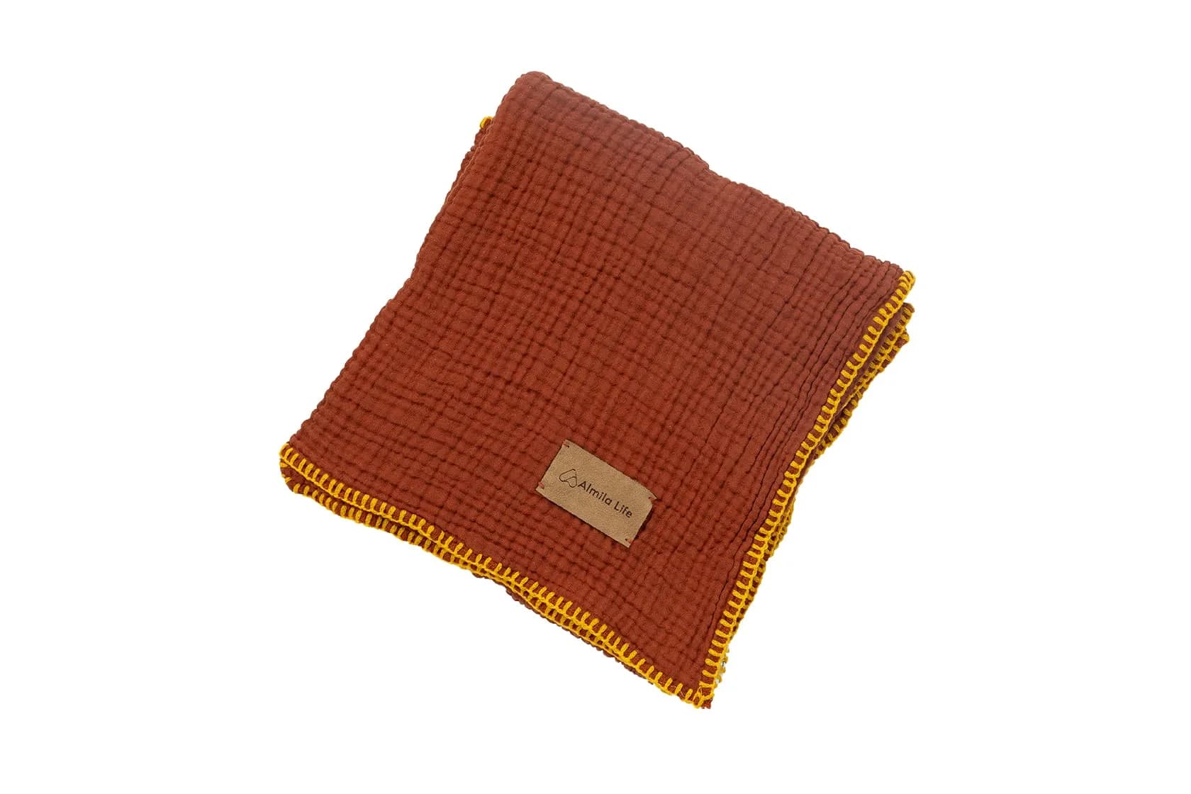 Pique Muslin Bernard Baby Terracotta (80×130) 2
