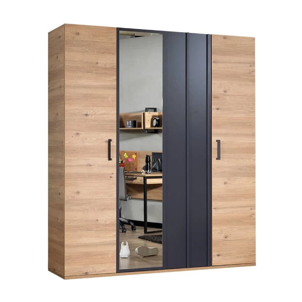 Irony 4 Doors Wardrobe