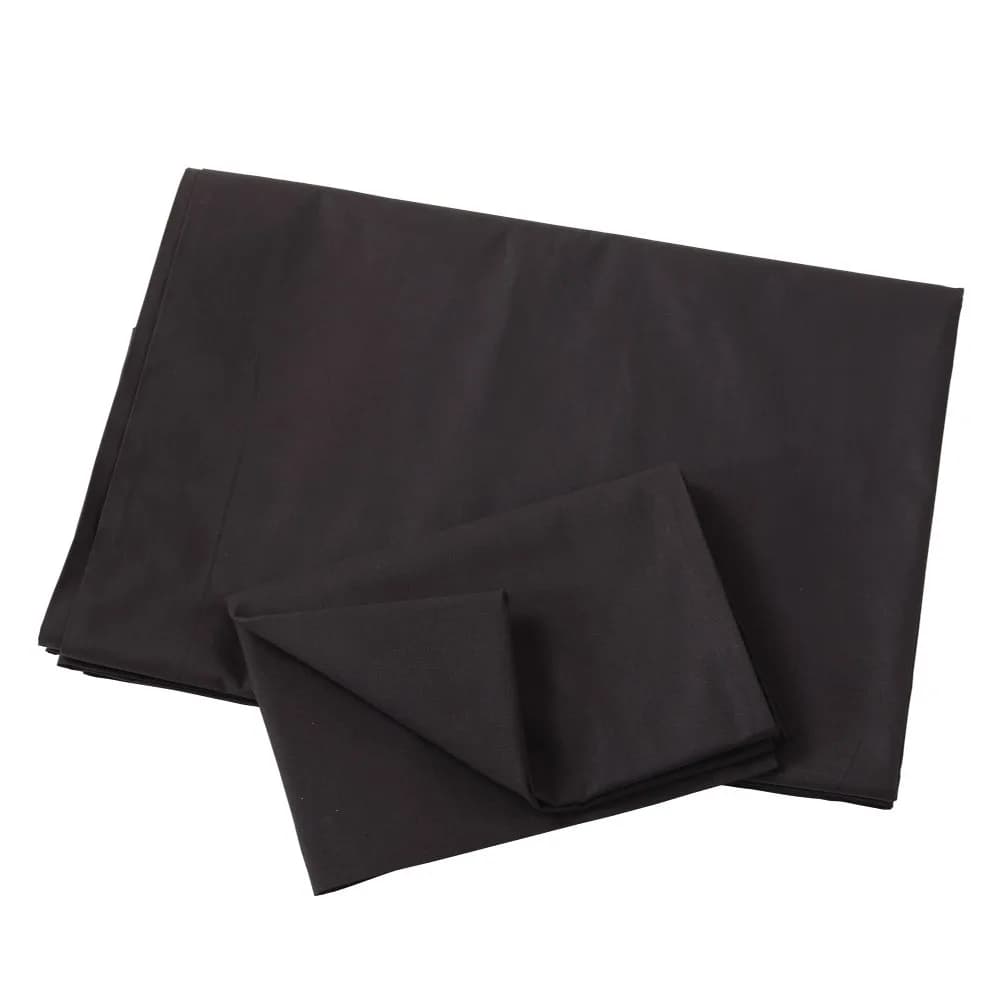 Cotton Sheet Set Black 180×260 2