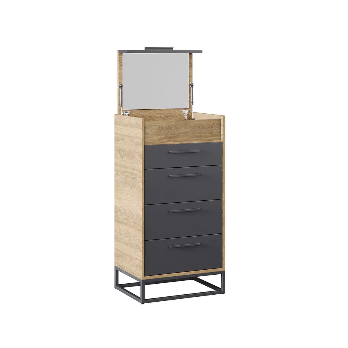 Legend Chest of Drawers Walnut — Dark Grey 3