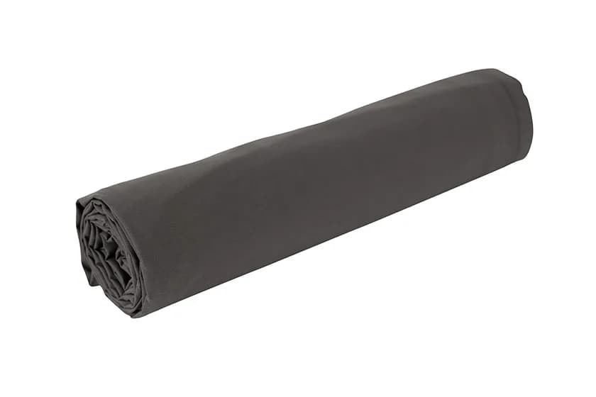 Fitted Sheet Pastel Anthracite 100×200
