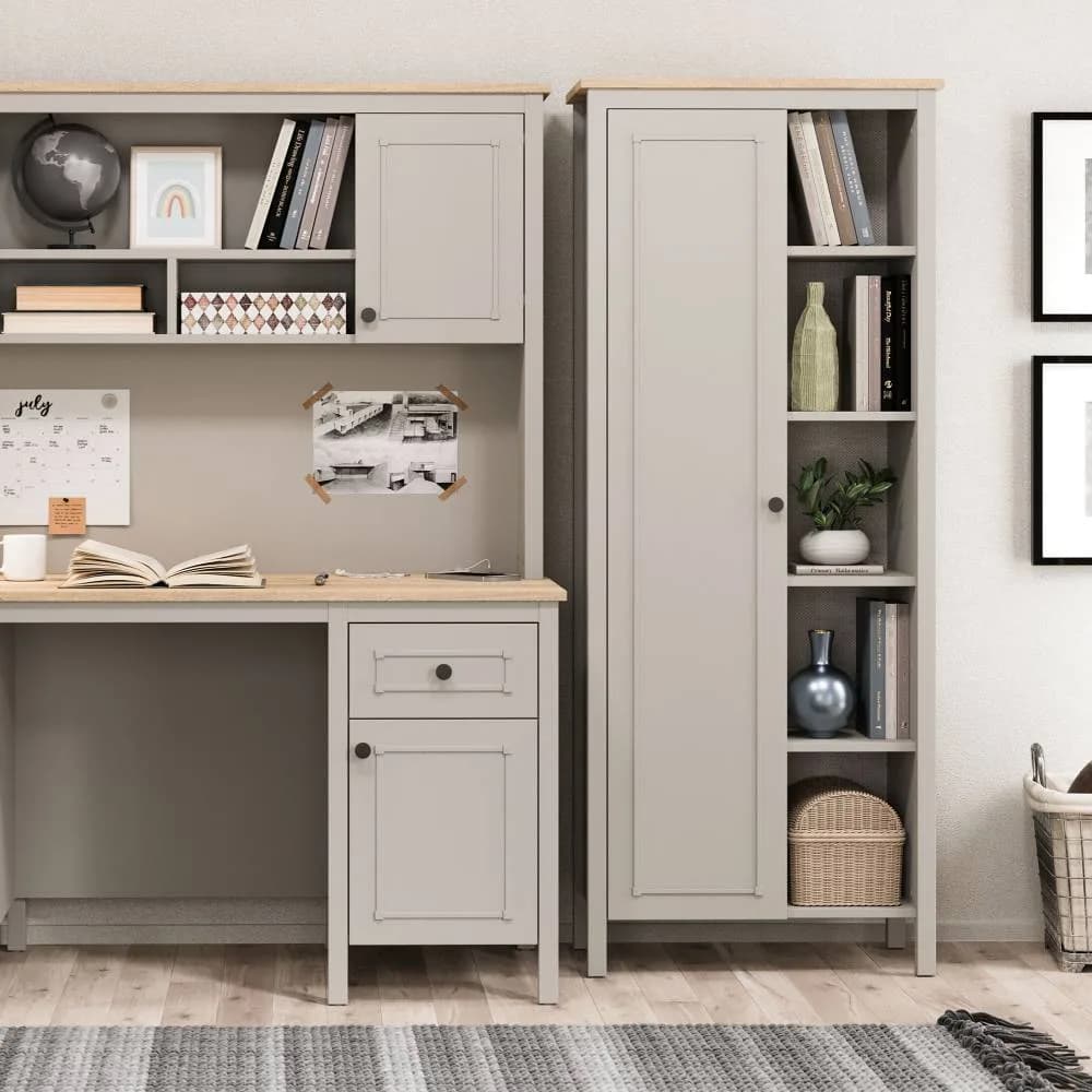 Sento Bookshelf Wide — Grey 3