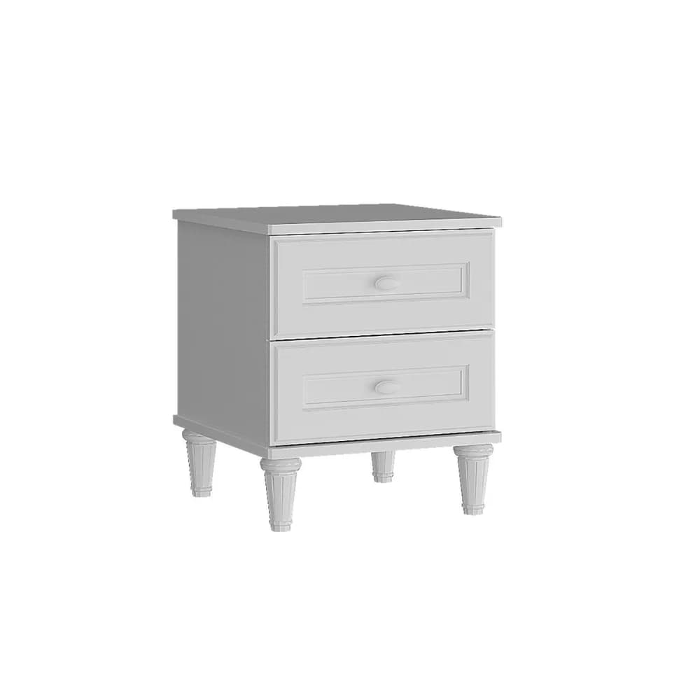 Lora Nightstand — Ultra White