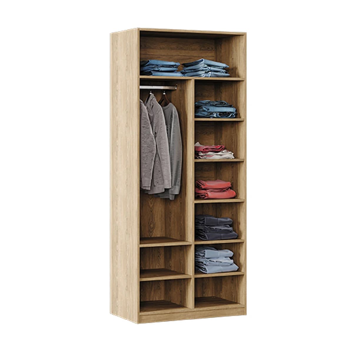 Legend 2 Doors Wrd Cabinet Walnut — Dark Grey 2