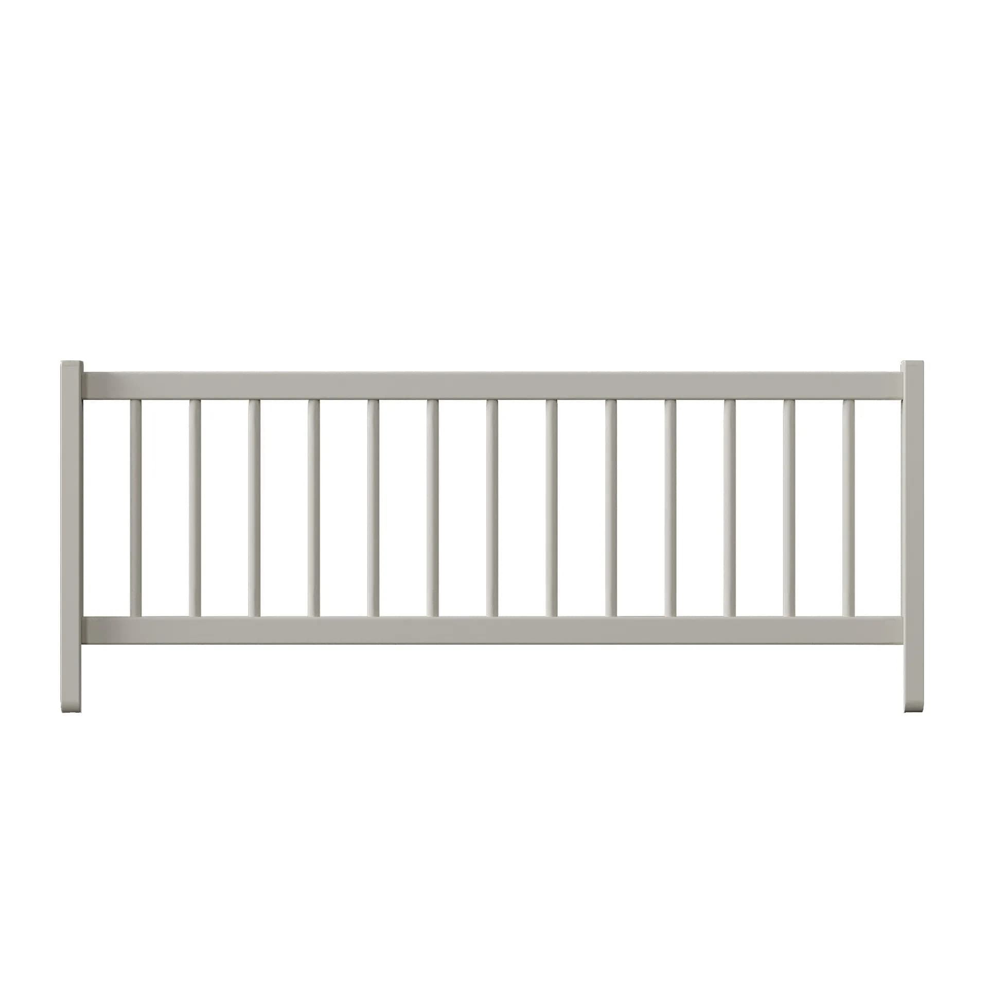 Toddler Bed Safety Fence Single — Ultra White