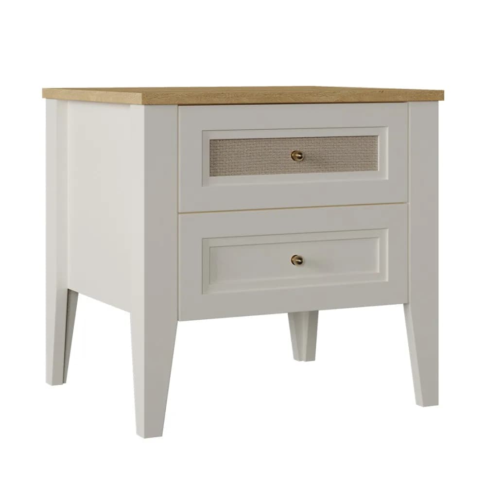 Corso Nightstand — Cream