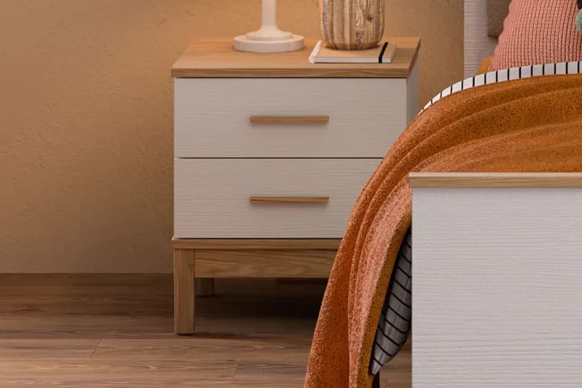 Etto Nightstand — White 2