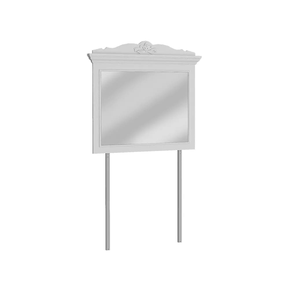 Lora Chiffonier Mirror — Ultra White