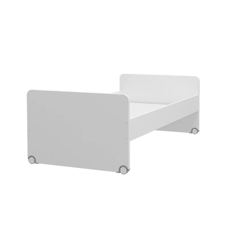 Neo 90×190 Pc Bed Frame & Headboard — Ultra White 2