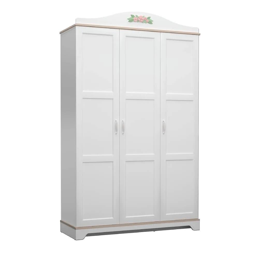Bianca 3 Doors Wardrobe — Ultra White