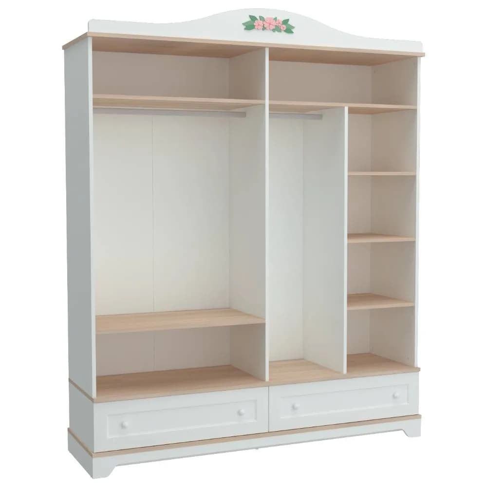Bianca 4 Doors Wardrobe — Ultra White 2