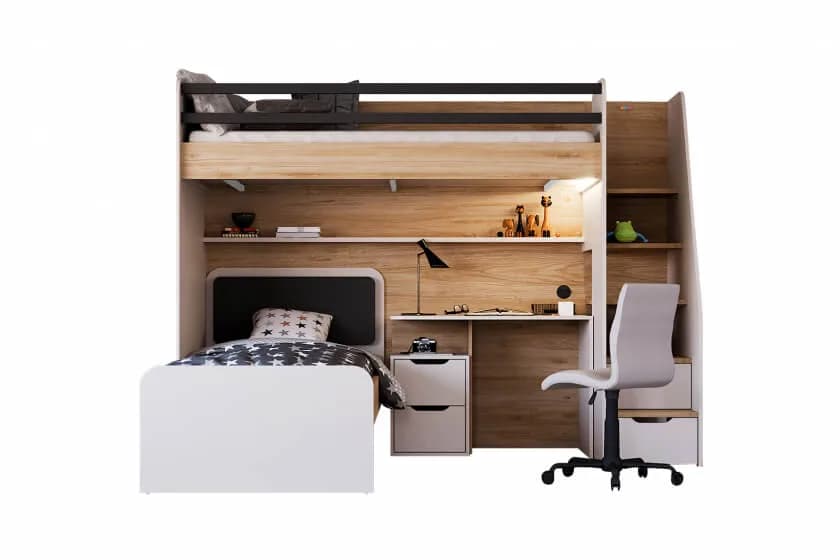 New Options Bunk Bed — Oak 2