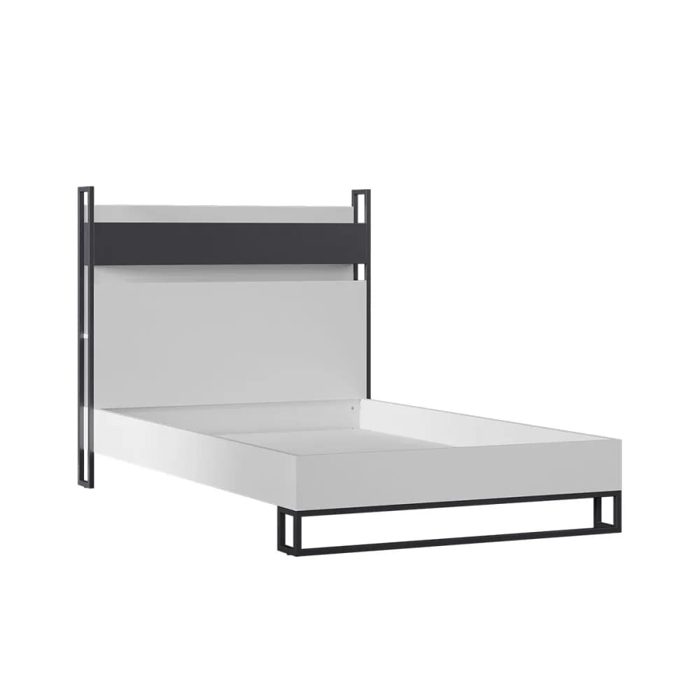 Legend Bed Frame & Headboard — Ultra White