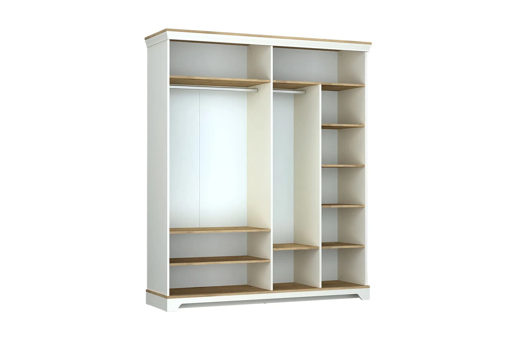 Monte 4 Doors Wardrobe — Cream 2