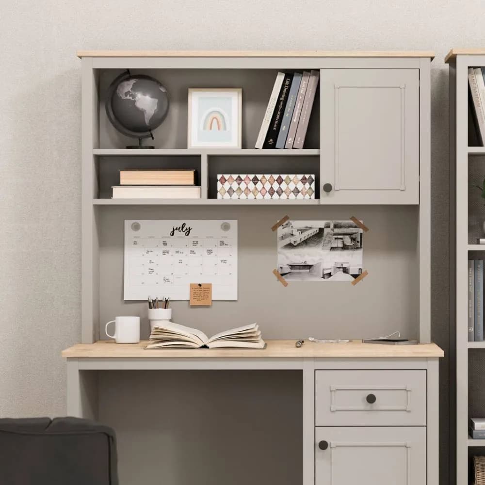 Sento Study Desk Top Unit — Grey 3