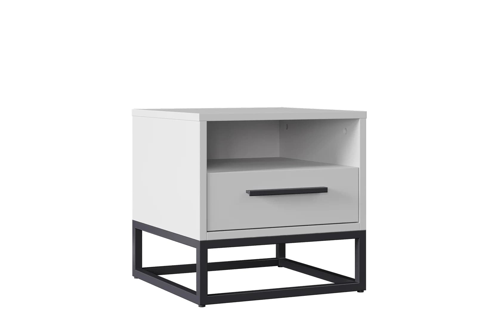 Legend Nightstand — Ultra White 2
